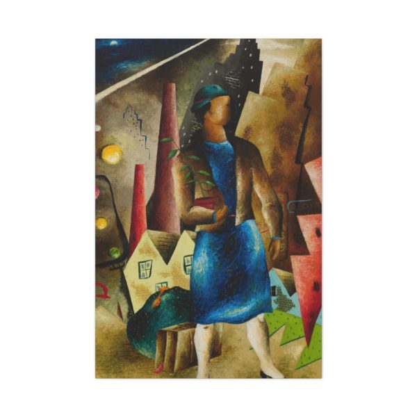 The Eviction by Eldzier Cortor Standard Canvas