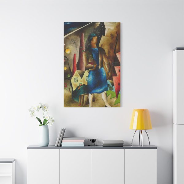 The Eviction by Eldzier Cortor Standard Canvas