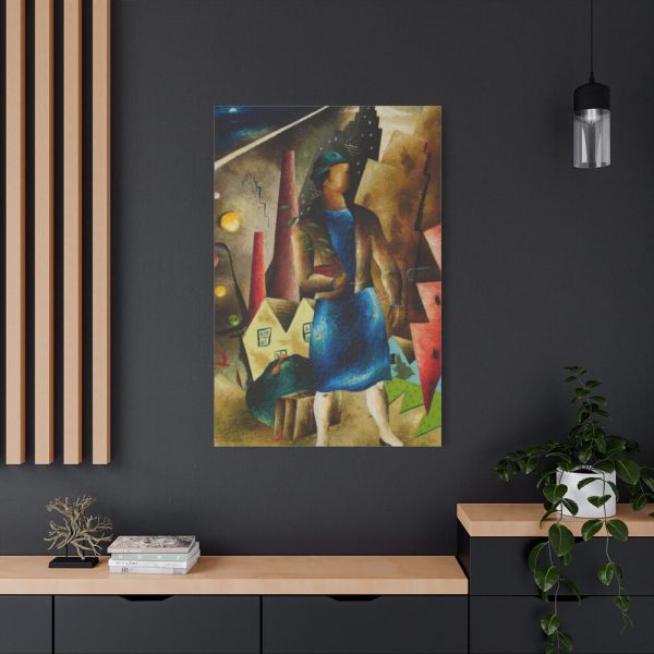 The Eviction by Eldzier Cortor Standard Canvas
