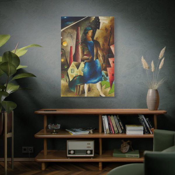 The Eviction by Eldzier Cortor Standard Canvas