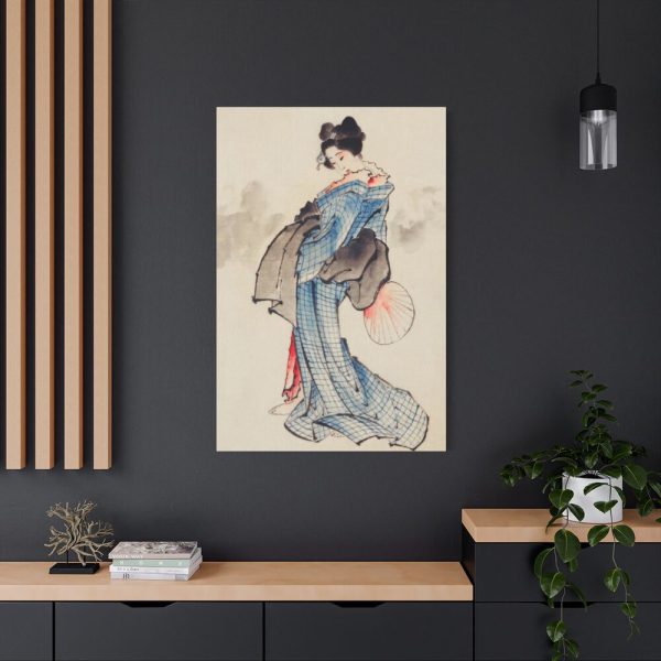 91655-168.jpg Woman Wearing Kimono by Katsushika Hokusai Standard Canvas