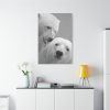 91655-17.jpg Polar Bears in the Winter Standard Canvas