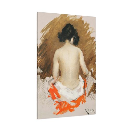 91655-170.jpg Naked Japanese Woman by William Merritt Chase Standard Canvas