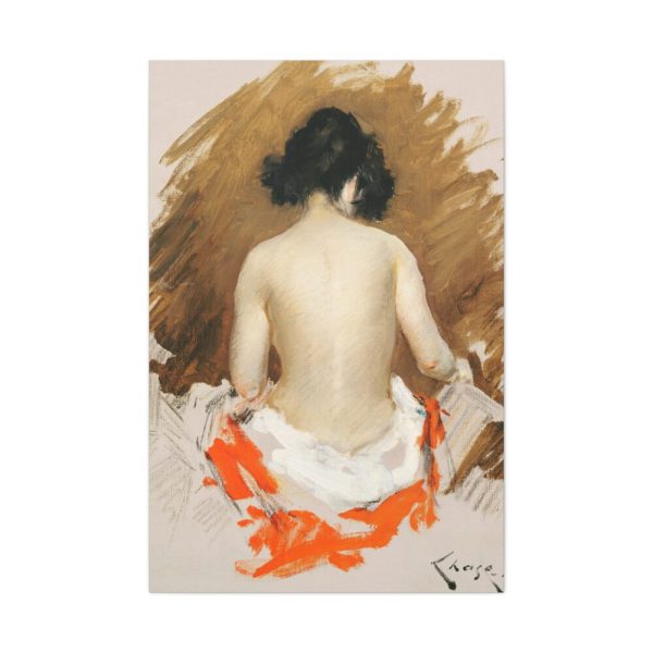 91655-171.jpg Naked Japanese Woman by William Merritt Chase Standard Canvas