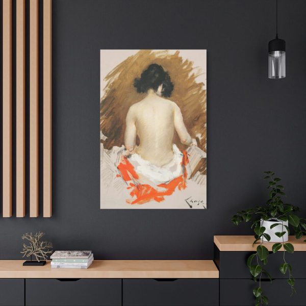 91655-173.jpg Naked Japanese Woman by William Merritt Chase Standard Canvas