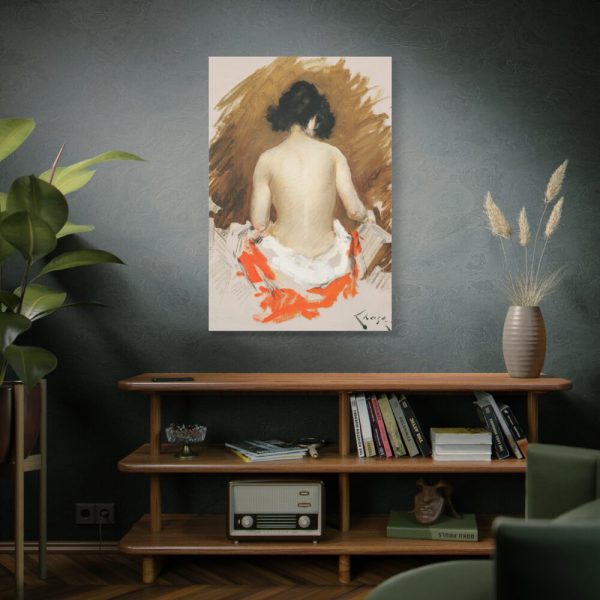 91655-174.jpg Naked Japanese Woman by William Merritt Chase Standard Canvas
