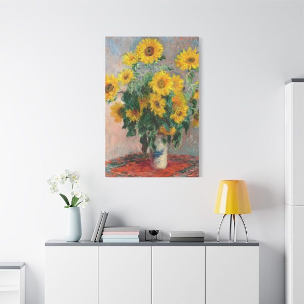 91655-192.jpg Bouquet of Sunflowers by Claude Monet Standard Canvas