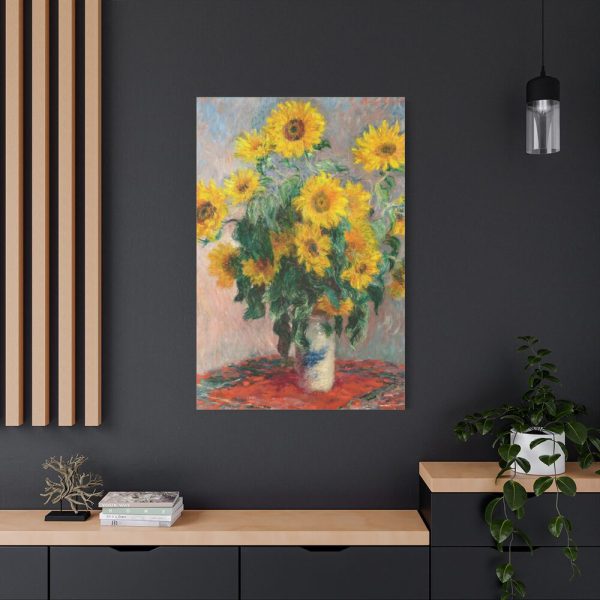 91655-193.jpg Bouquet of Sunflowers by Claude Monet Standard Canvas