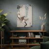 91655-199.jpg Ring sparrows at wisteria Standard Canvas