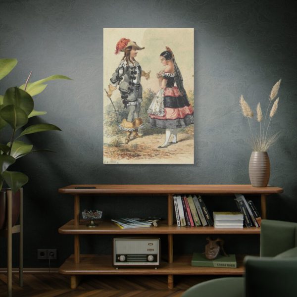 91655-209.jpg Cavalier and Maid in Spanish Costume Standard Canvas