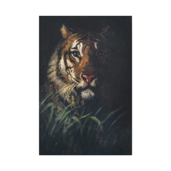 91655-216.jpg Tiger's Head painting in high Standard Canvas