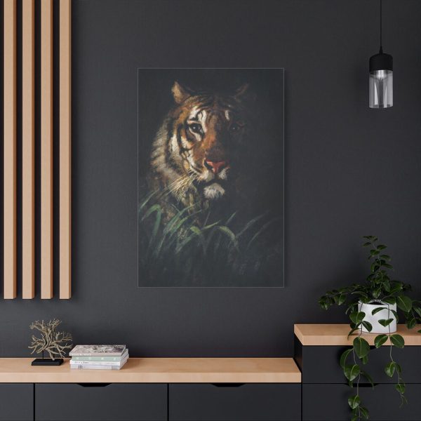 91655-218.jpg Tiger's Head painting in high Standard Canvas