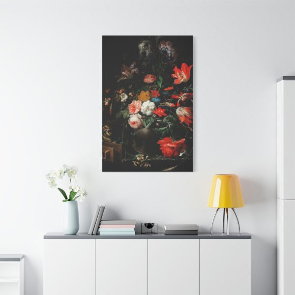 91655-47.jpg The Overturned Bouquet by Abraham Mignon Standard Canvas