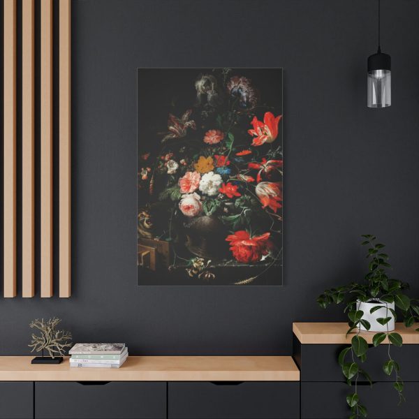 91655-48.jpg The Overturned Bouquet by Abraham Mignon Standard Canvas