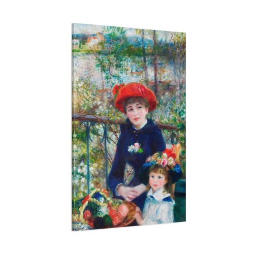 91655.jpg Two Sisters (On the Terrace) by Pierre-Auguste Renoir Standard Canvas