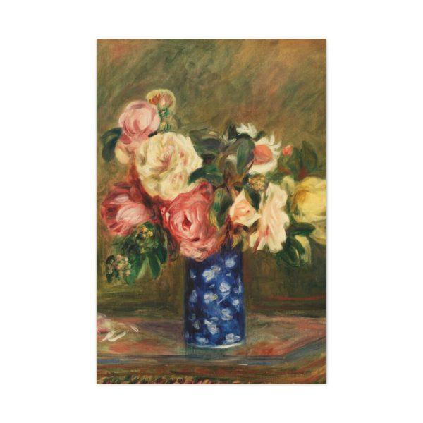 91655-51.jpg Bouquet of Roses by Pierre-Auguste Renoir Standard Canvas