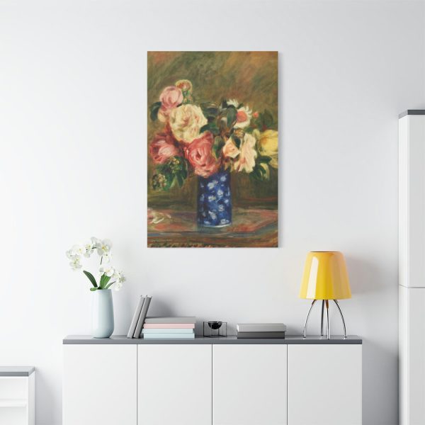 91655-52.jpg Bouquet of Roses by Pierre-Auguste Renoir Standard Canvas