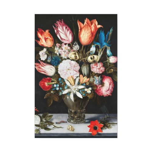 91655-55.jpg Flowers in a Glass by Ambrosius Bosschaert Standard Canvas