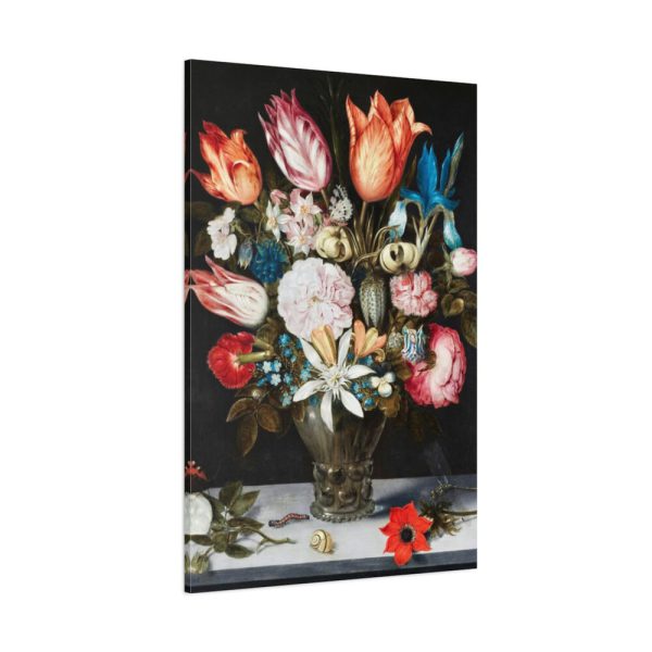 91655-56.jpg Flowers in a Glass by Ambrosius Bosschaert Standard Canvas