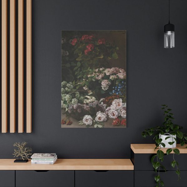 91655-63.jpg Spring Flowers by Claude Monet Standard Canvas