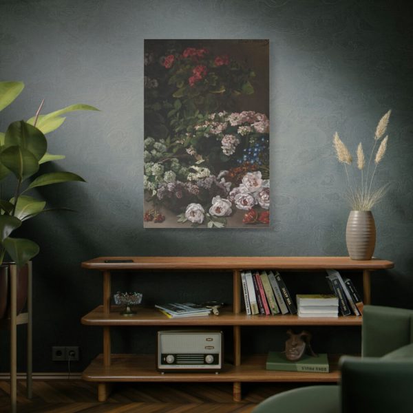 91655-64.jpg Spring Flowers by Claude Monet Standard Canvas