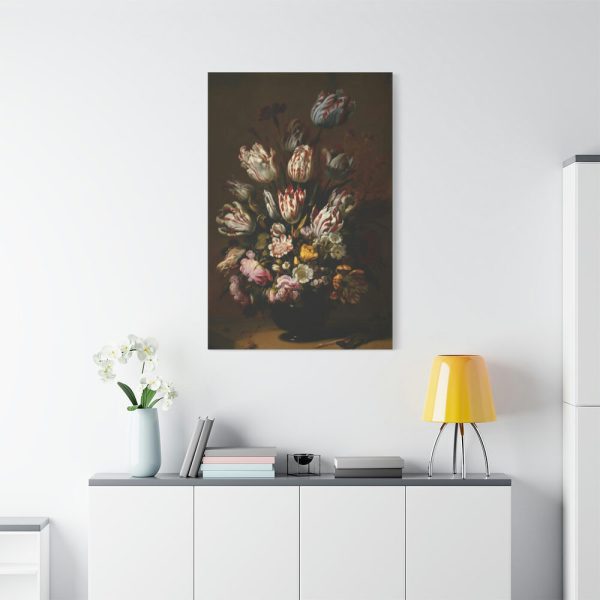 91655-67.jpg Still Life With Flowers by Hans Bollongier Standard Canvas