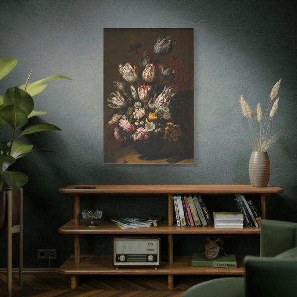 91655-69.jpg Still Life With Flowers by Hans Bollongier Standard Canvas