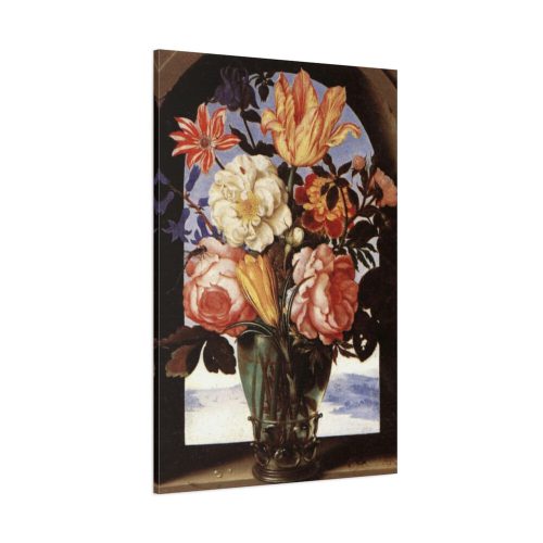 91655-80.jpg Bouquet of Flowers by Ambrosius Bosschaert Standard Canvas