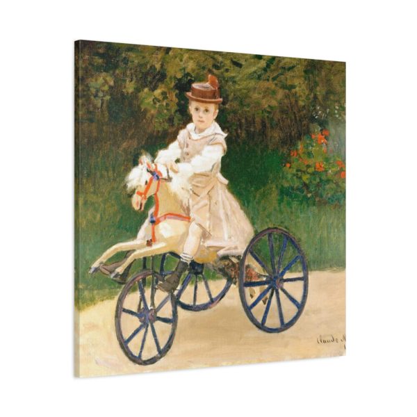 91663-100.jpg Jean Monet on His Hobby Horse by Claude Monet Standard Canvas