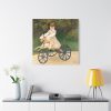 91663-102.jpg Jean Monet on His Hobby Horse by Claude Monet Standard Canvas