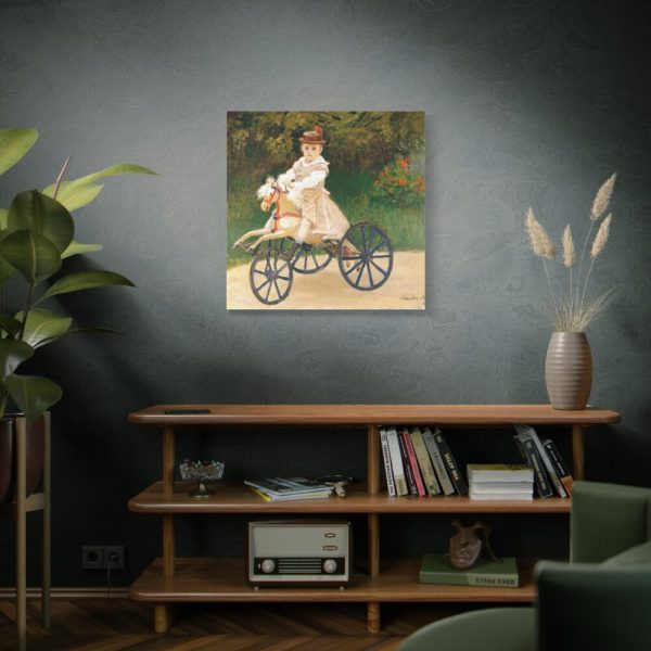 91663-104.jpg Jean Monet on His Hobby Horse by Claude Monet Standard Canvas