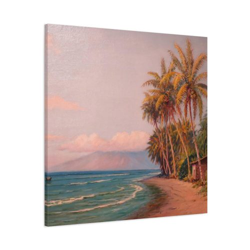 91663-120.jpg Lahaina Beach West Maui by D. Howard Hitchcock Standard Canvas