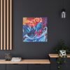 91663-138.jpg Winter Landscape in Moonlight Standard Canvas