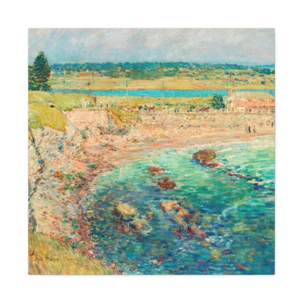 91663-16.jpg Bailey’s Beach by Frederick Childe Hassam Standard Canvas