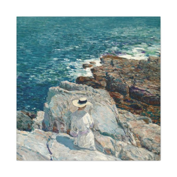 91663-26.jpg The South Ledges, Appledore by Frederick Childe Hassam Standard Canvas