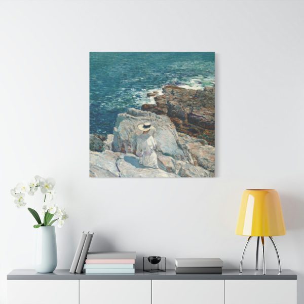 91663-27.jpg The South Ledges, Appledore by Frederick Childe Hassam Standard Canvas