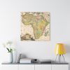 Kaart van Afrika by Carel Allard Standard Canvas