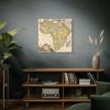 Kaart van Afrika by Carel Allard Standard Canvas