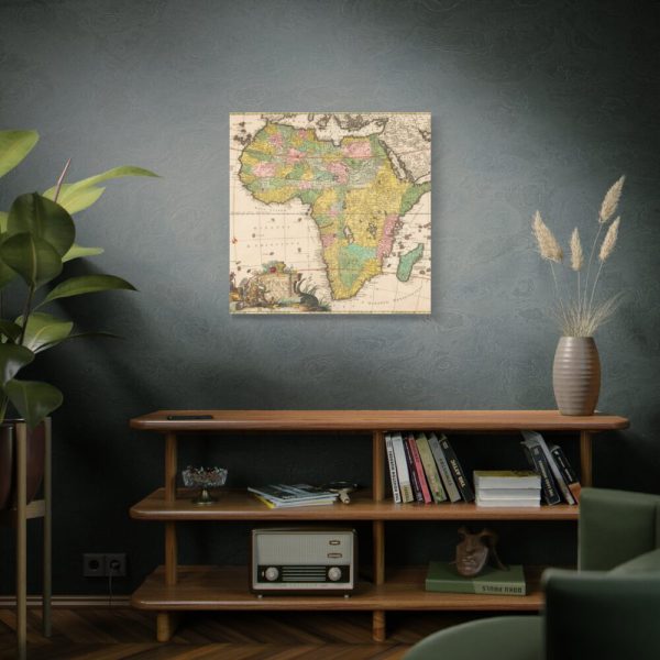 Kaart van Afrika by Carel Allard Standard Canvas