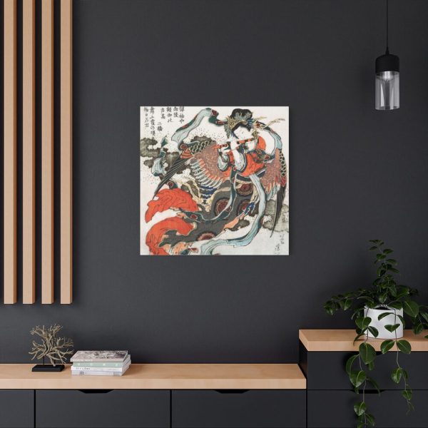 91663-43.jpg Japanese Woman by Katsushika Hokusai Standard Canvas