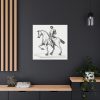 91663-48.jpg Man on a Horse by Gazette Des Beaux-Arts Standard Canvas