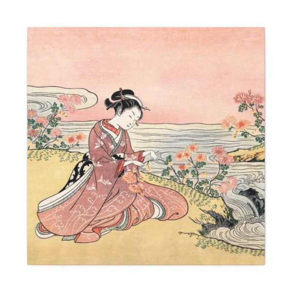 91663-51.jpg Japanese woman by Suzuki Harunobu Standard Canvas