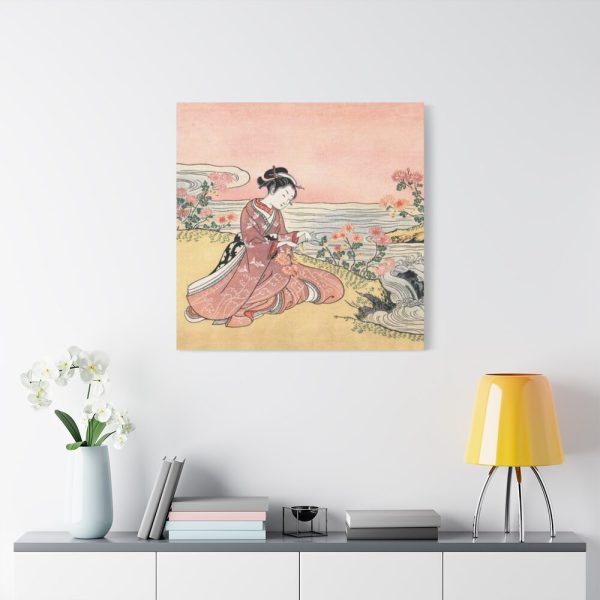 91663-52.jpg Japanese woman by Suzuki Harunobu Standard Canvas