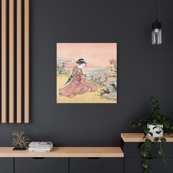 91663-53.jpg Japanese woman by Suzuki Harunobu Standard Canvas