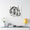Residential Building by Gazette Des Beaux-Arts Standard Canvas