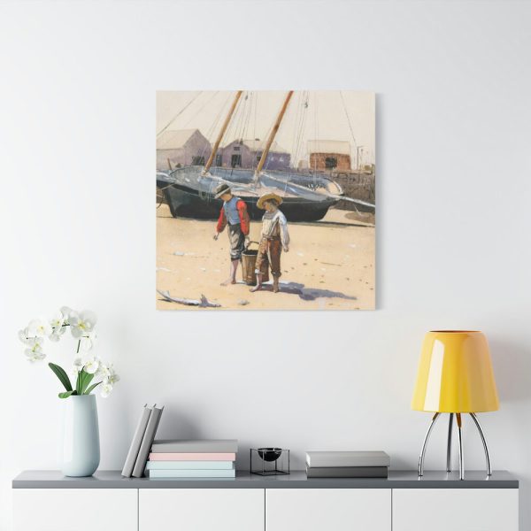 91663-7.jpg Basket of Clams by Winslow Homer Standard Canvas
