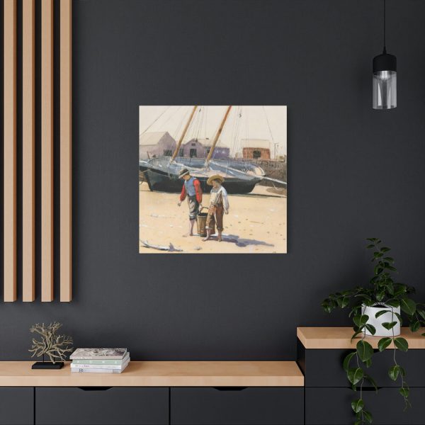 91663-8.jpg Basket of Clams by Winslow Homer Standard Canvas