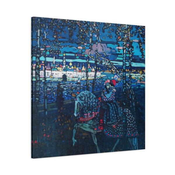 91663-90.jpg Riding couple by Wassily Kandinsky Standard Canvas
