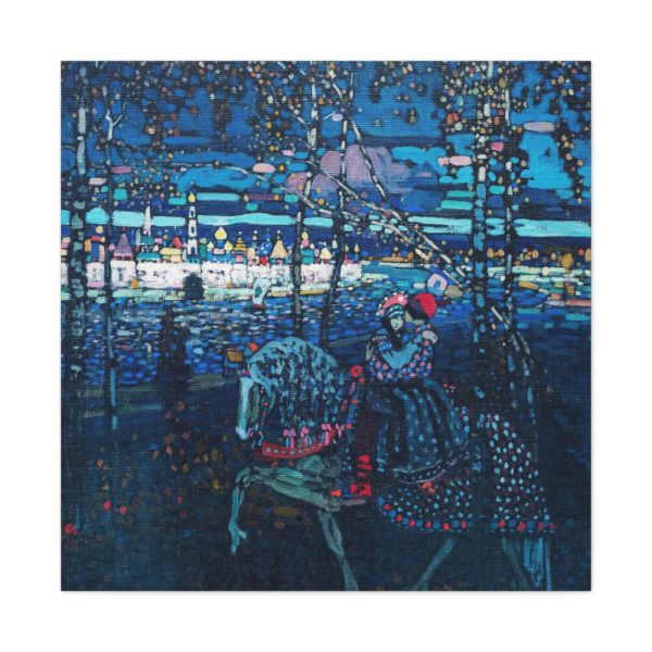 91663-91.jpg Riding couple by Wassily Kandinsky Standard Canvas