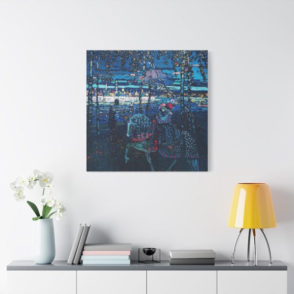 91663-92.jpg Riding couple by Wassily Kandinsky Standard Canvas